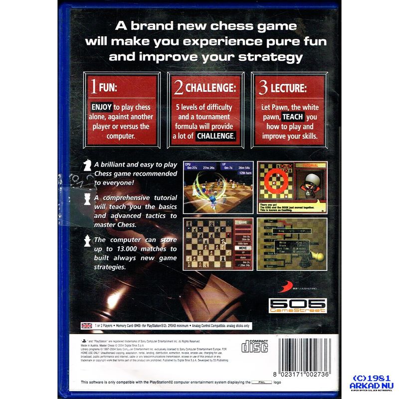 MASTER CHESS PS2