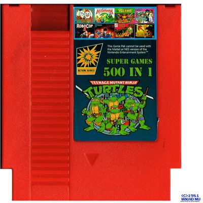 SUPER GAMES 500 IN 1 NES