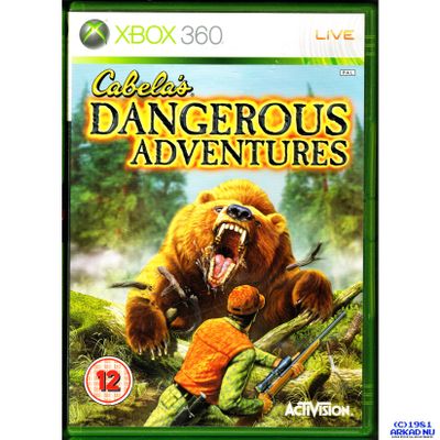 CABELAS DANGEROUS ADVENTURES XBOX 360