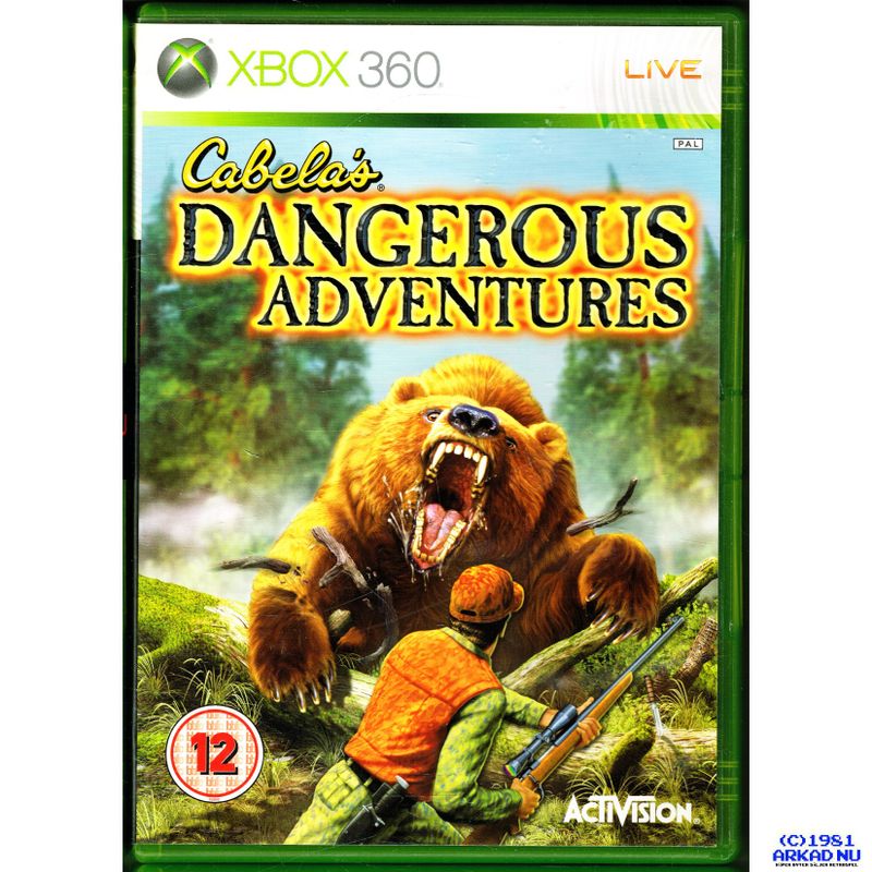 CABELAS DANGEROUS ADVENTURES XBOX 360