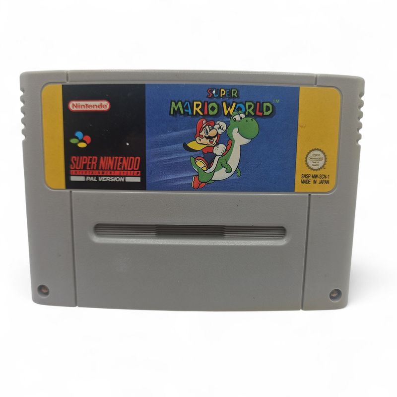 SUPER MARIO WORLD SNES SCN NYTT BATTERI