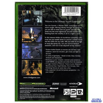 THIEF DEADLY SHADOWS XBOX