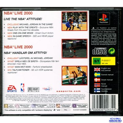 NBA LIVE 2000 PS1