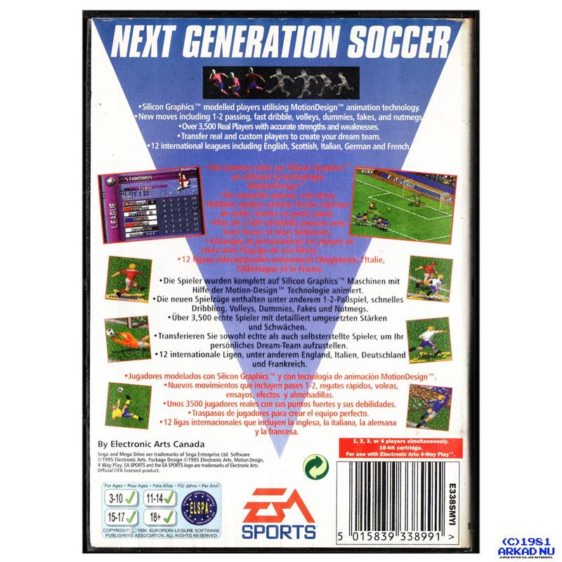 FIFA 96 MEGADRIVE