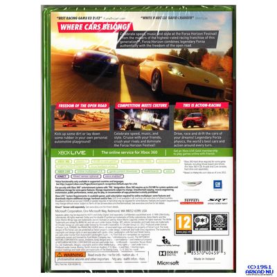 FORZA HORIZON XBOX 360