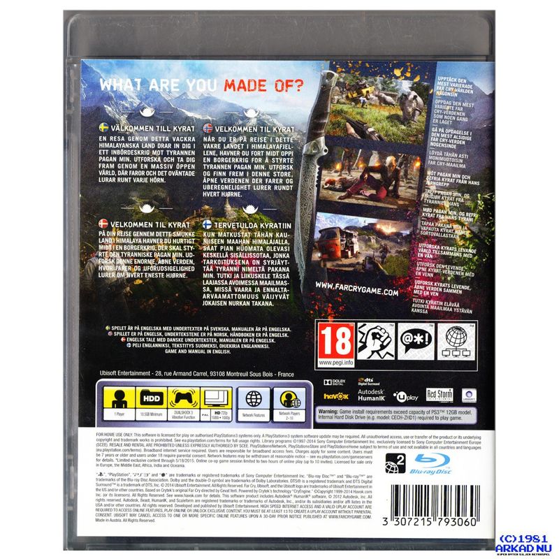 FAR CRY 4 PS3