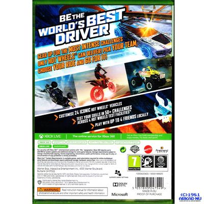 HOT WHEELS WORLDS BEST DRIVER XBOX 360