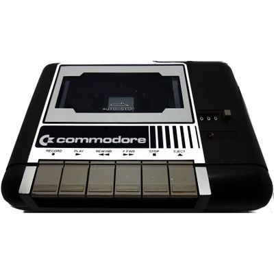 COMMODORE DATASETTE 1531 SVART BANDSTATION C16, PLUS/4, C64