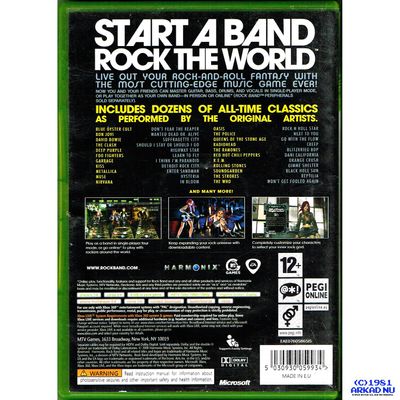 ROCK BAND XBOX 360