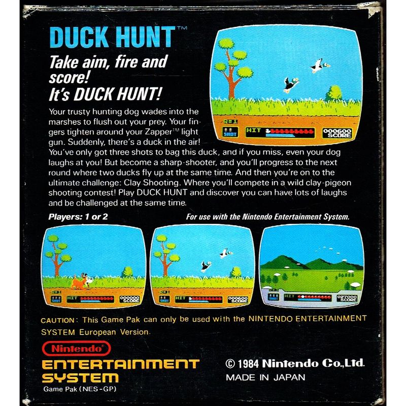 DUCK HUNT NES SCN