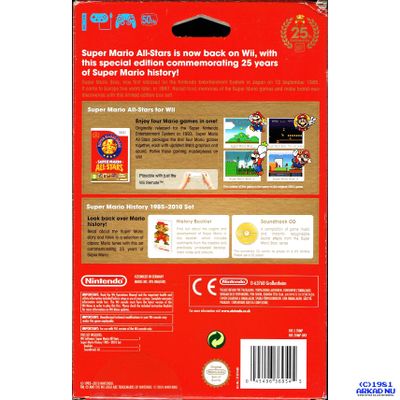 SUPER MARIO ALL-STARS 25TH ANNIVERSARY EDITION WII