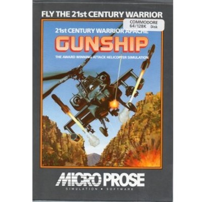 GUNSHIP C64 DISK