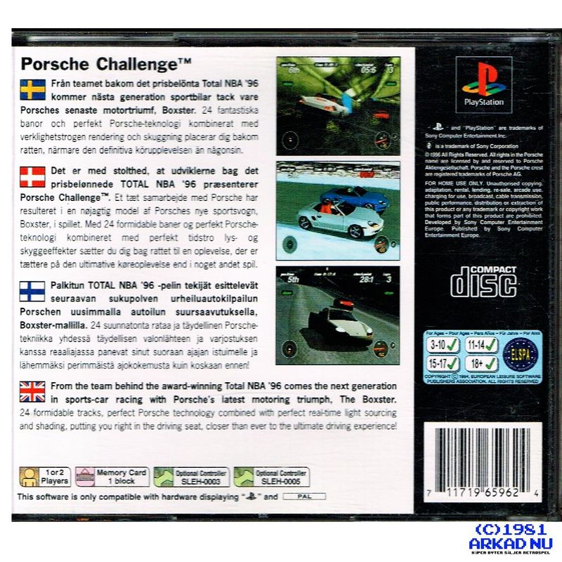 PORSCHE CHALLENGE PS1