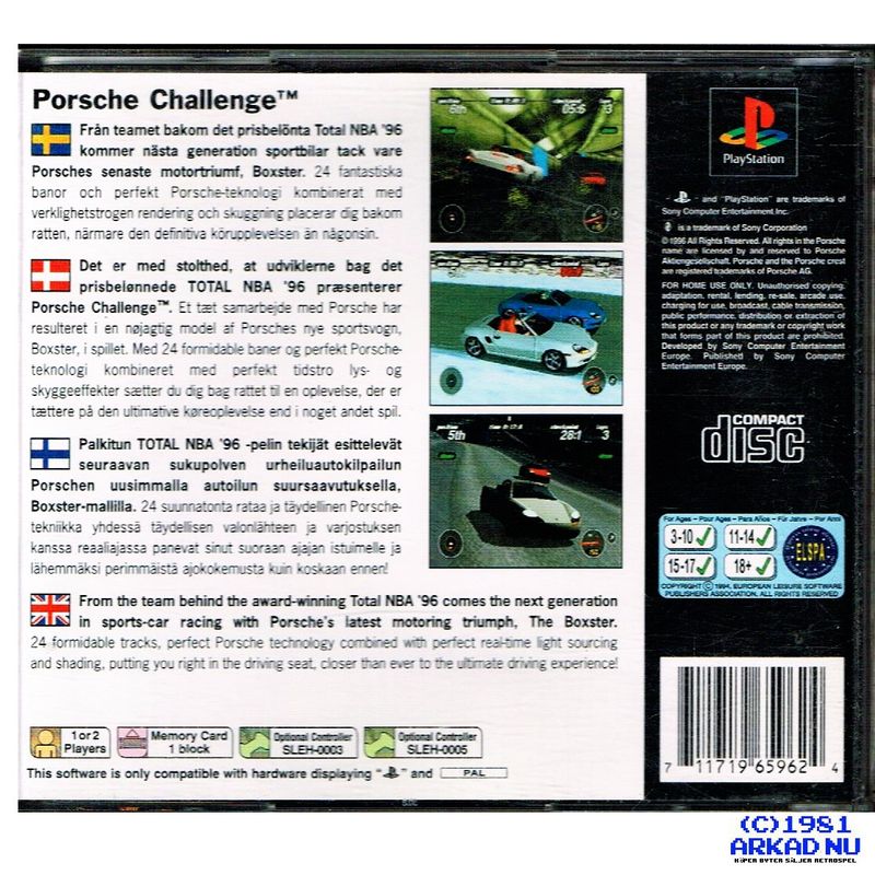 PORSCHE CHALLENGE PS1