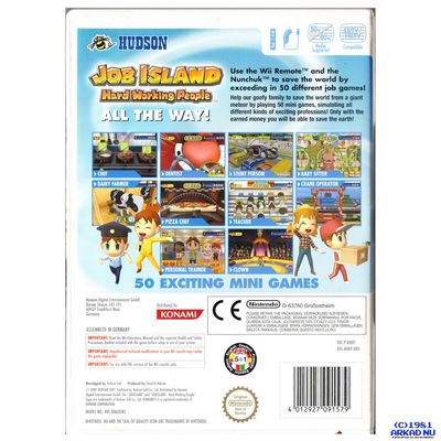 JOB ISLAND HARD WORKING PEOPLE WII