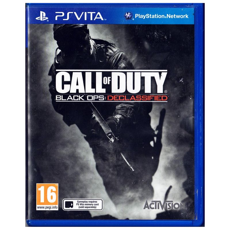 CALL OF DUTY BLACK OPS DECLASSIFIED PS VITA