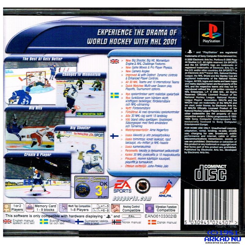 NHL 2001 PS1