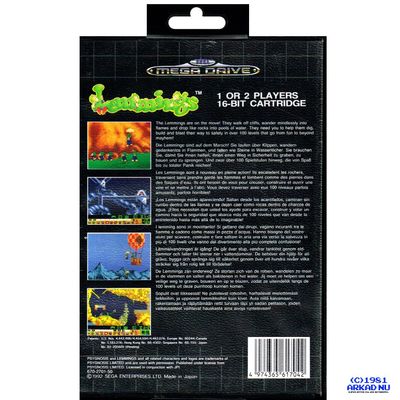 LEMMINGS MEGADRIVE