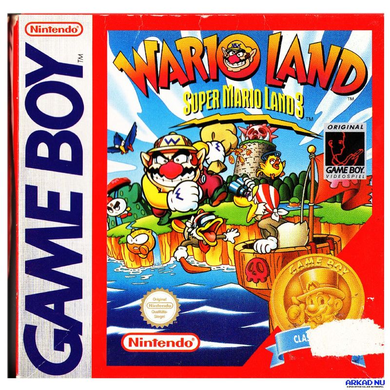 SUPER MARIO LAND 3 WARIO LAND GAMEBOY