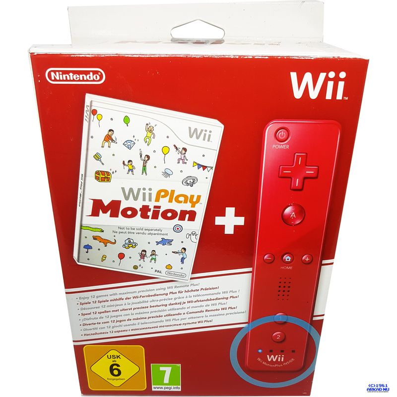 WII PLAY MOTION MED WIIMOTE+ HANDKONTROLL