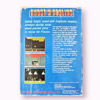 GHOST N GOBLINS NES SCN