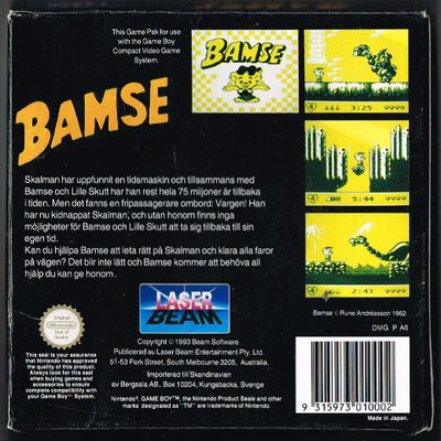 BAMSE GAMEBOY SCN