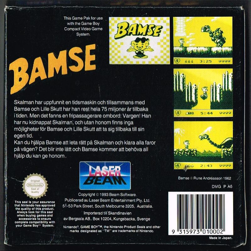 BAMSE GAMEBOY SCN