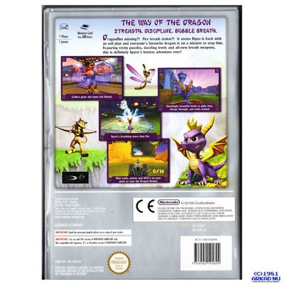 SPYRO ENTER THE DRAGONFLY GAMECUBE