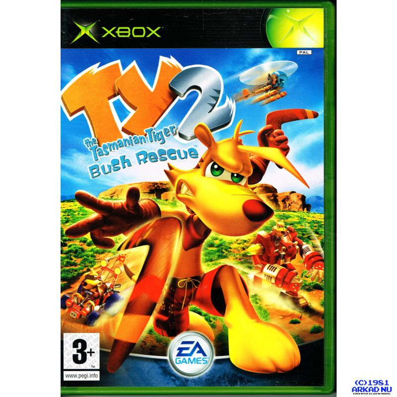 TY THE TASMANIAN TIGER 2 BUSH RESCUE XBOX