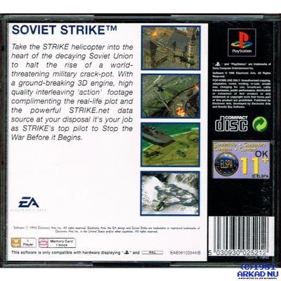 SOVIET STRIKE PS1