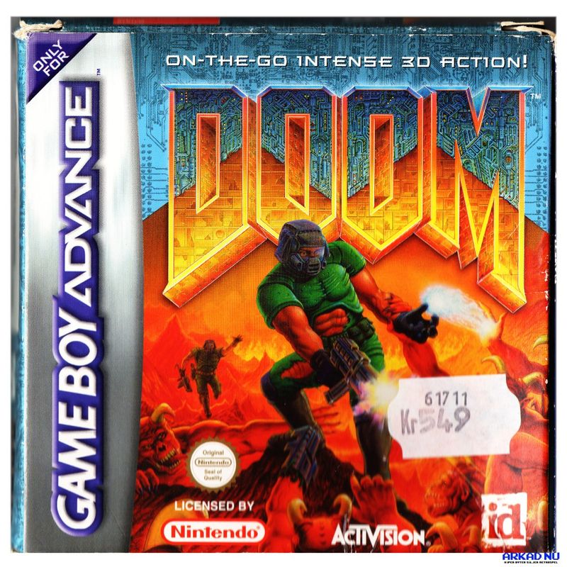 DOOM GAMEBOY ADVANCE SVENSKT HÄFTE