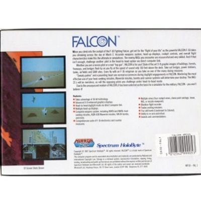 FALCON THE F-16 FIGHTER SIMULATION AMIGA