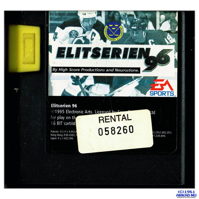 ELITSERIEN 96 MEGADRIVE RENTAL