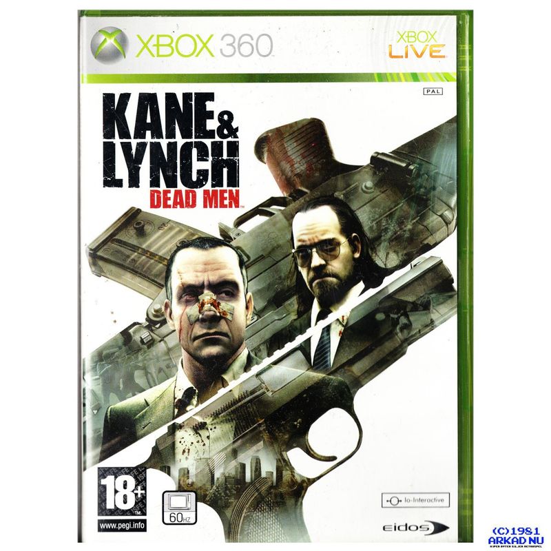 KANE & LYNCH DEAD MEN XBOX 360