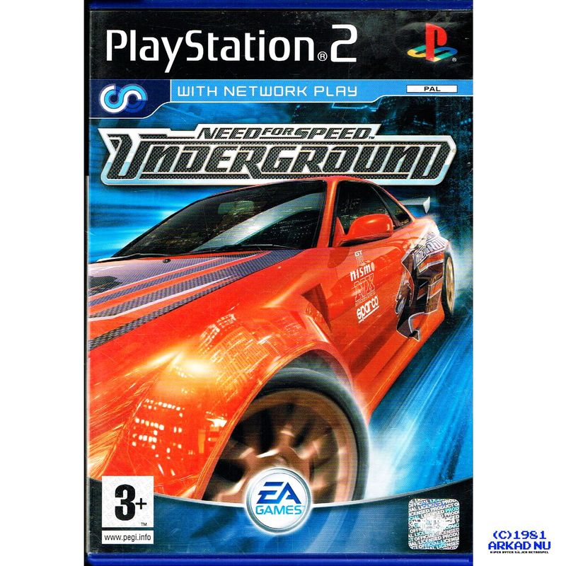 NEED FOR SPEED UNDERGROUND PS2