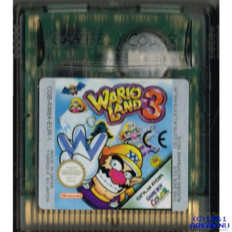 WARIO LAND 3 GAMEBOY COLOR