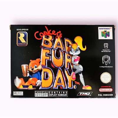 CONKER'S BAD FUR DAY N64