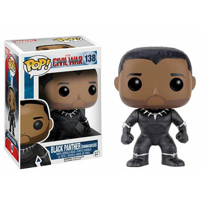 FUNKO POP BLACK PANTHER UNMASKED #138