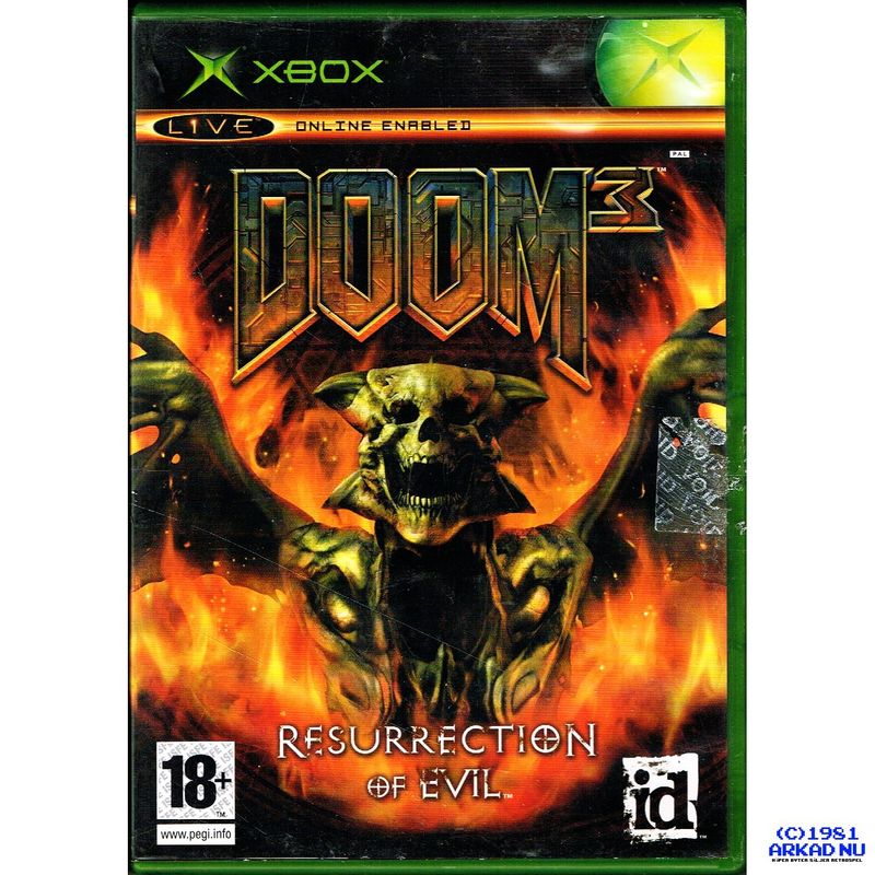 DOOM 3 RESURRECTION OF EVIL XBOX