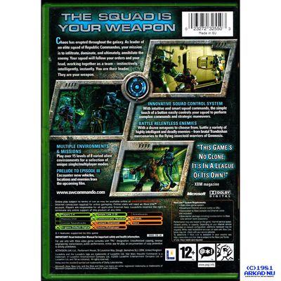 STAR WARS REPUBLIC COMMANDO XBOX