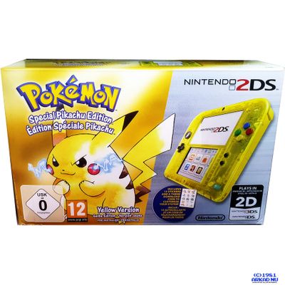 NINTENDO 2DS POKEMON SPECIAL PICACHU EDITION