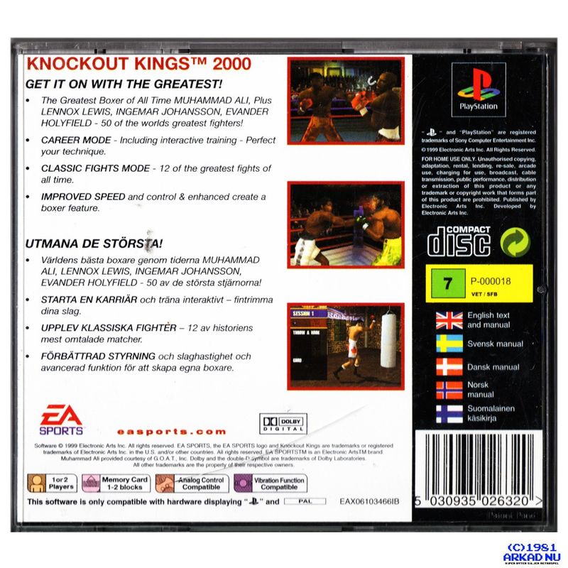 KNOCKOUT KINGS 2000 PS1