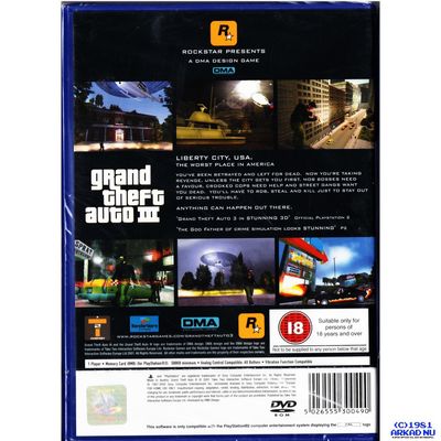 GRAND THEFT AUTO III PS2