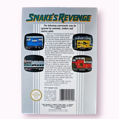 SNAKES REVENGE NES SCN