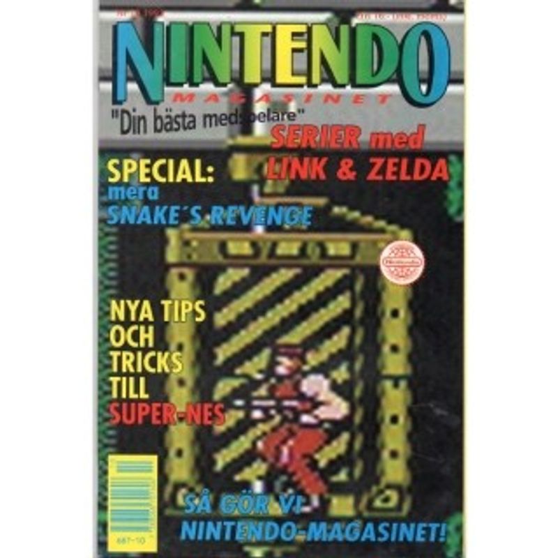 NINTENDO MAGASINET NR 10 1992 MED POWER PLAYER