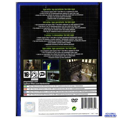 SYPHON FILTER DARK MIRROR PS2