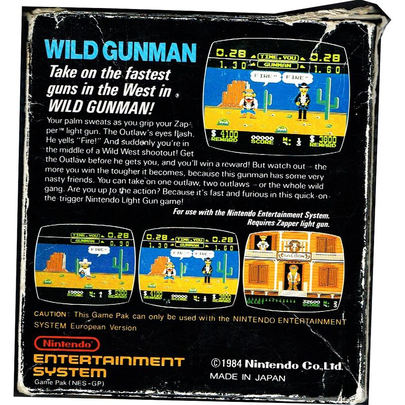 WILD GUNMAN NES