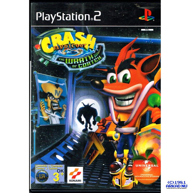 CRASH BANDICOOT THE WRATH OF CORTEX PS2