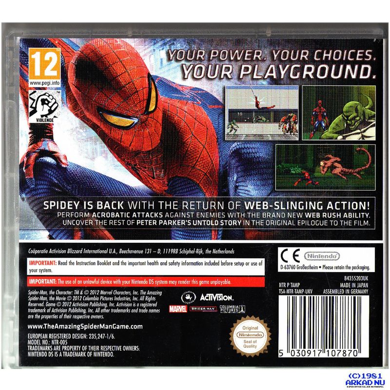 THE AMAZING SPIDER-MAN DS