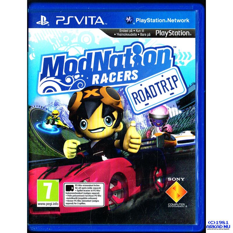 MODNATION RACERS ROAD TRIP PS VITA